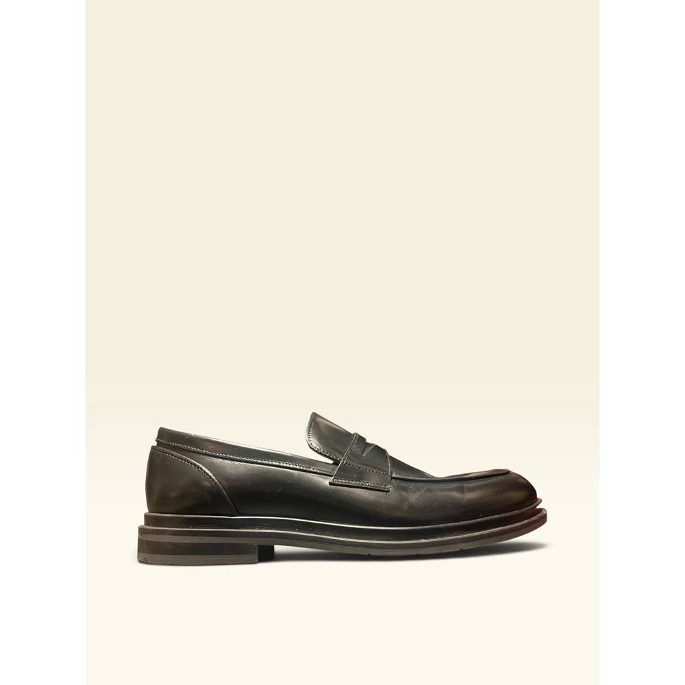 Vintage Foundry Co Moc Toe Penny Loafer Men's Dress Shoe Black Size 9